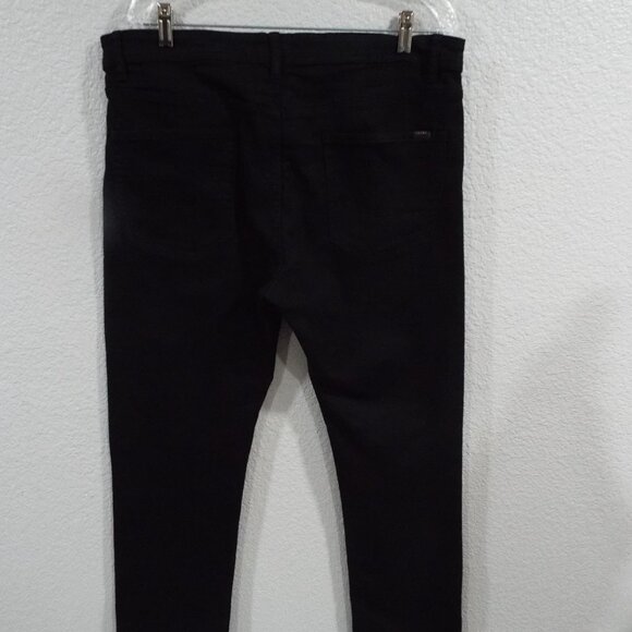 Jachs New York Men’s Black Five Pocket Stretch Jeans 36X32 Comfortable Neutral - Picture 6 of 10